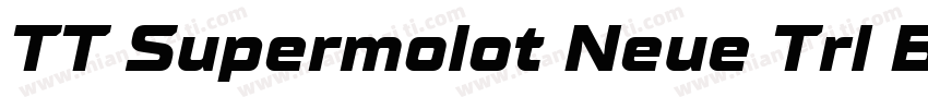 TT Supermolot Neue Trl Bd It字体转换